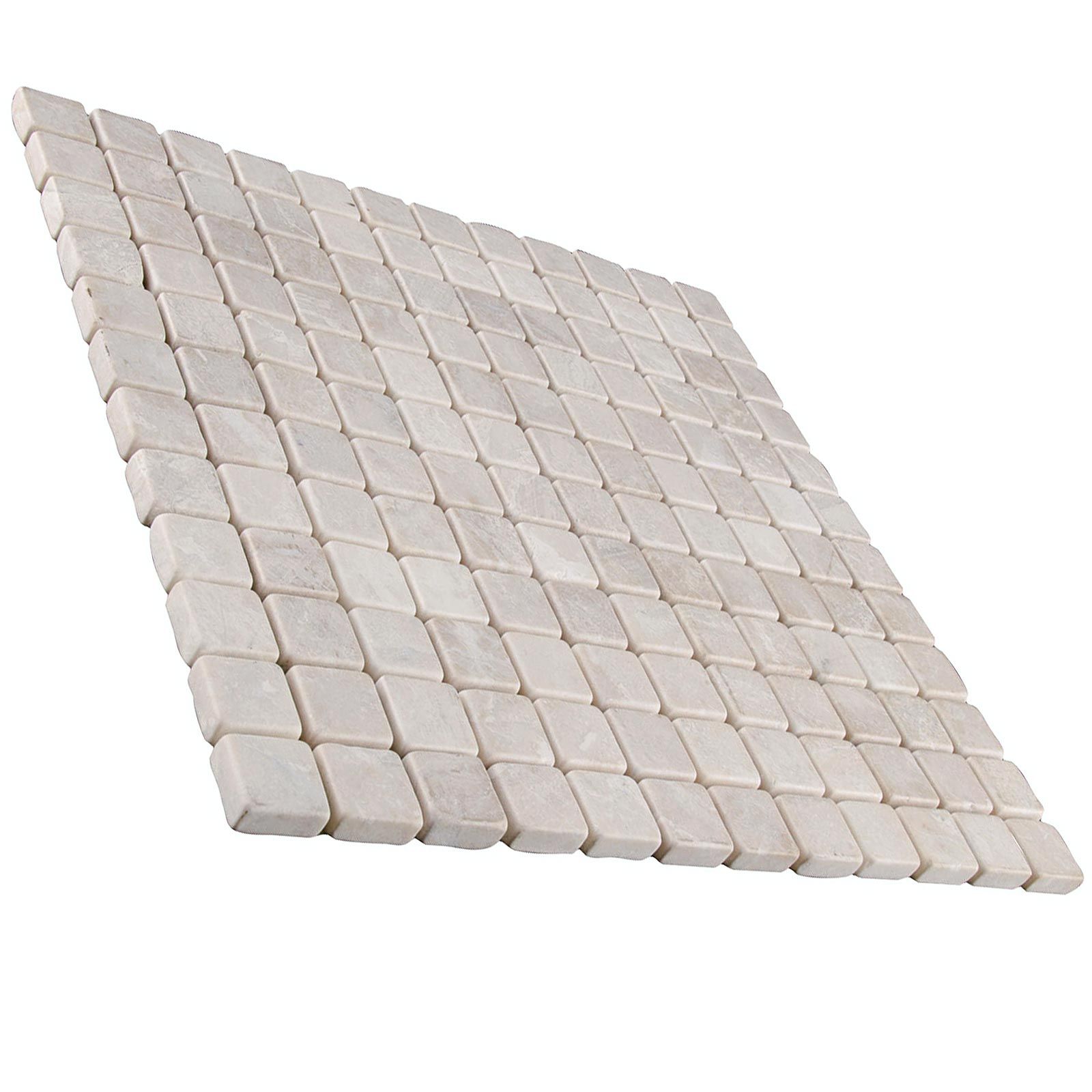 Mozaika marmurowa Queen Beige bębnowany 30,5x30,5x1 cm
