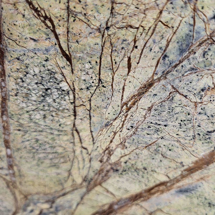 Płytki Marmur Rain Forest Green szczotkowany 30,5x61x1,2 cm