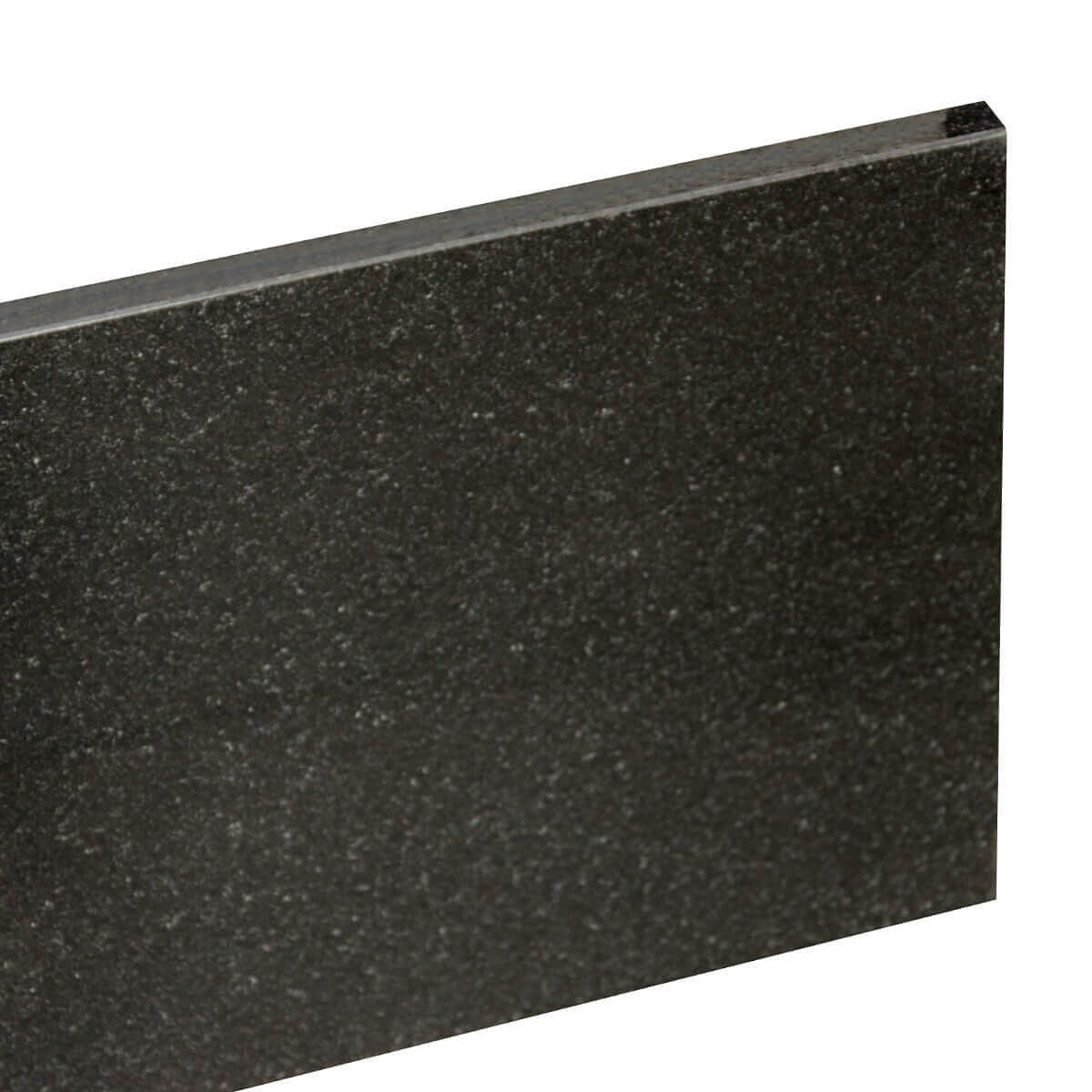 Stopień granitowy / parapet Absolute Black polerowany 150x33x2 cm