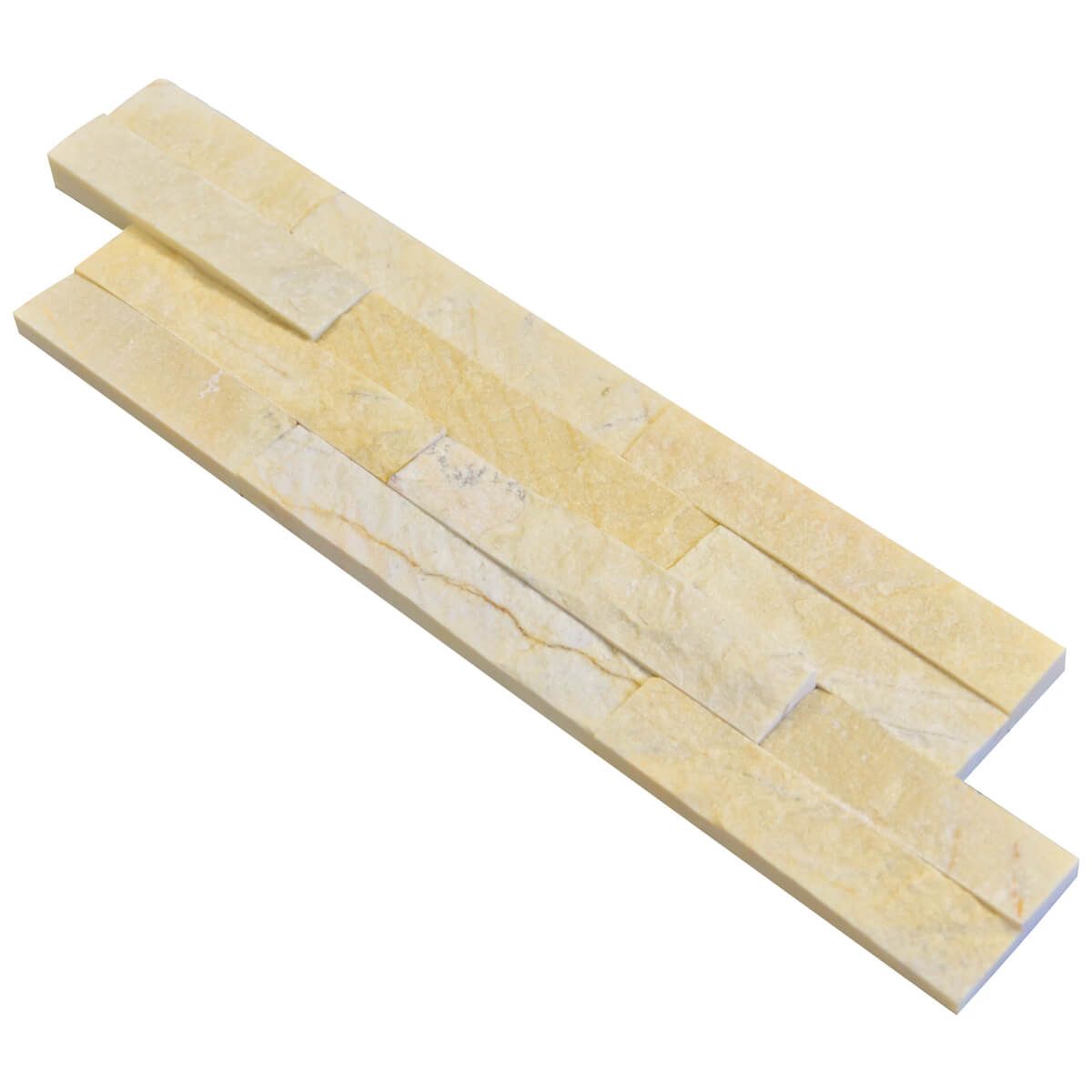 Panel ścienny Marmur Yellow Stackstone 10x36x0,8-1,3 cm