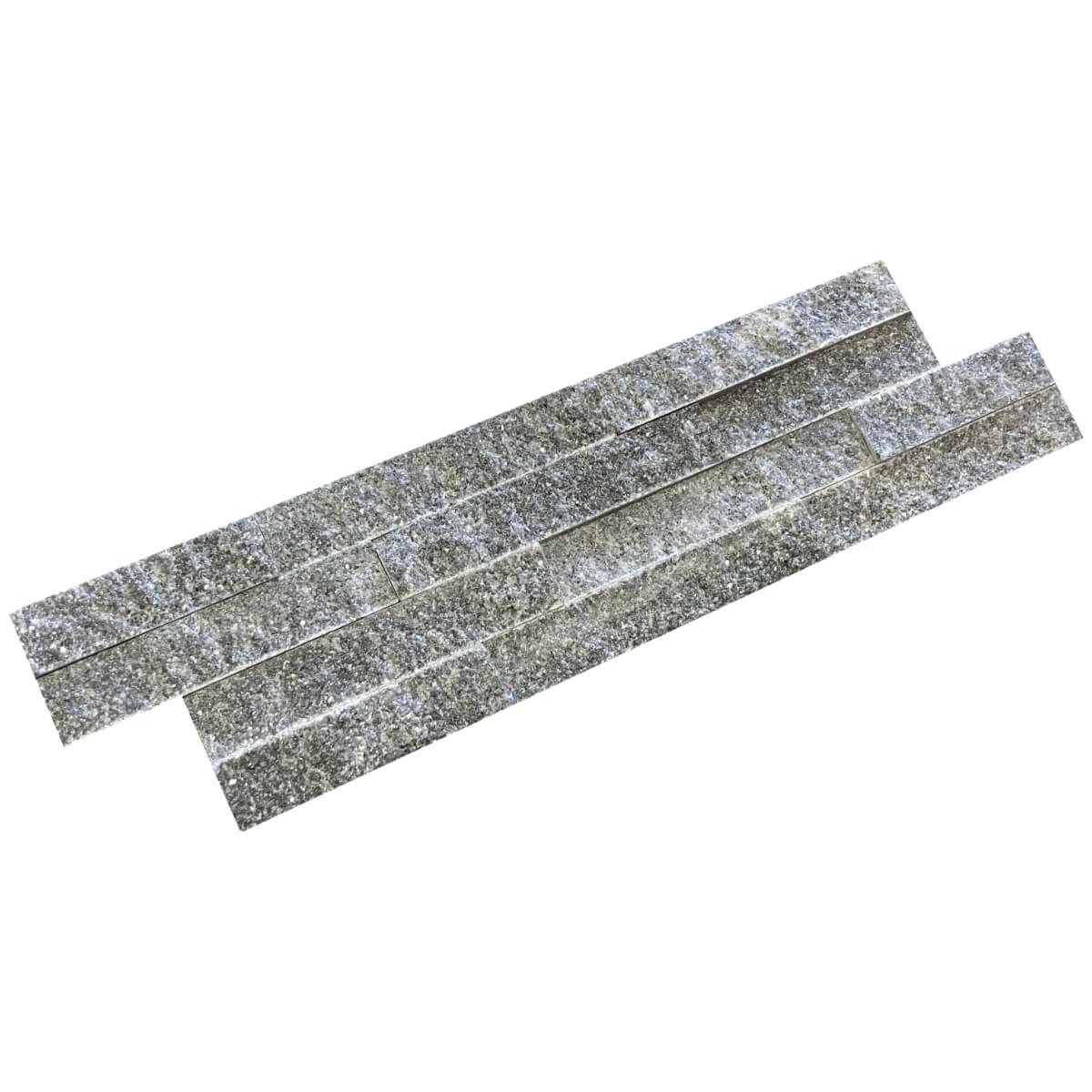 Panel ścienny Marmur Stackstone Crystal Black 10x36x0,8-1,3 cm