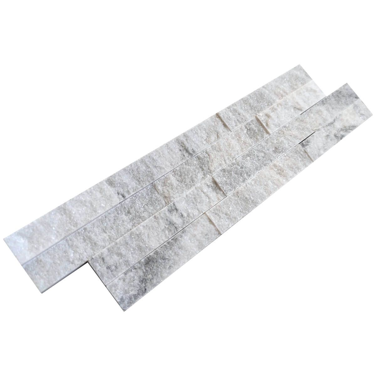 Panel ścienny Marmur Stackstone Stormy Grey 10x36x0,8-1,3 cm