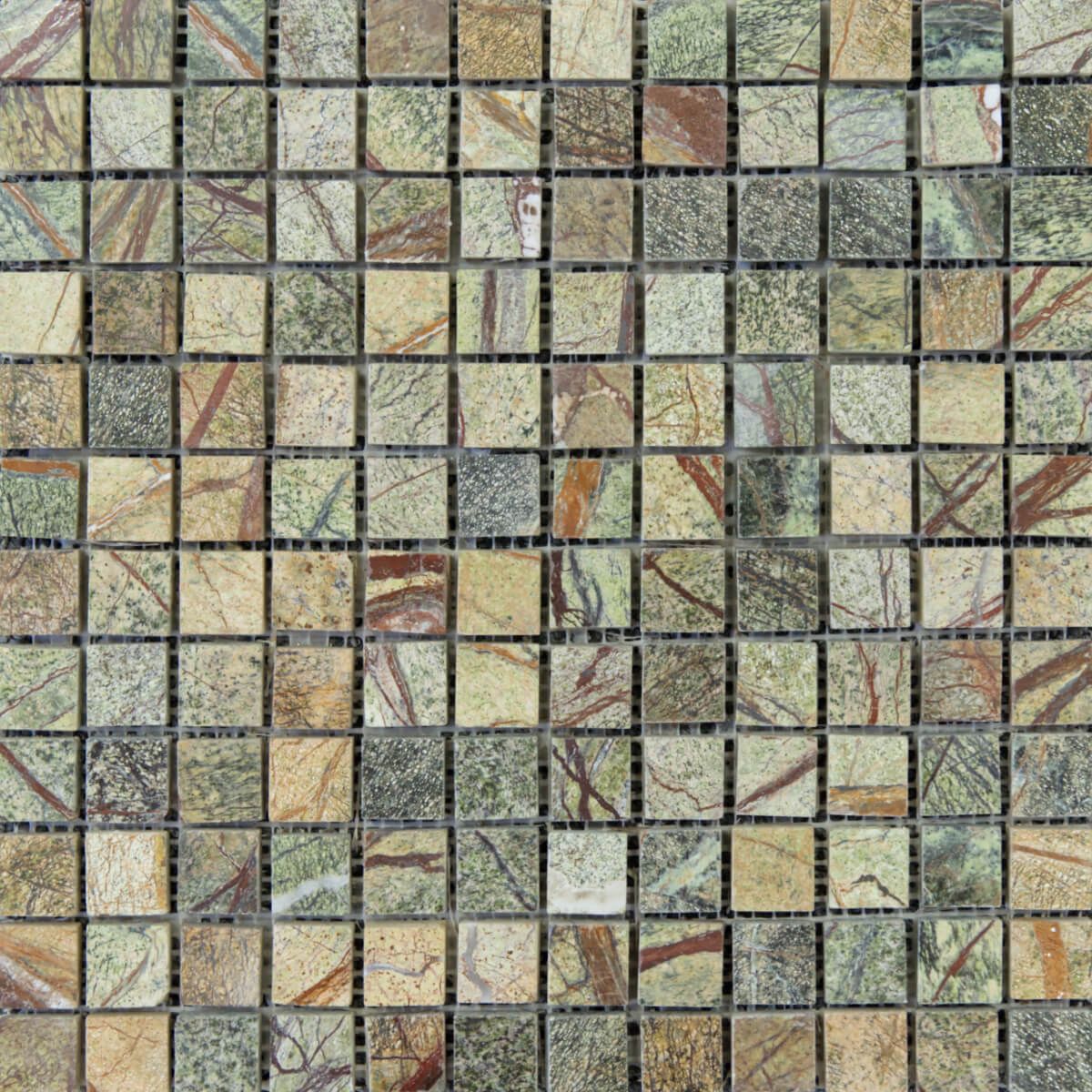 Mozaika marmurowa Rain Forest Green 30x30x1 cm