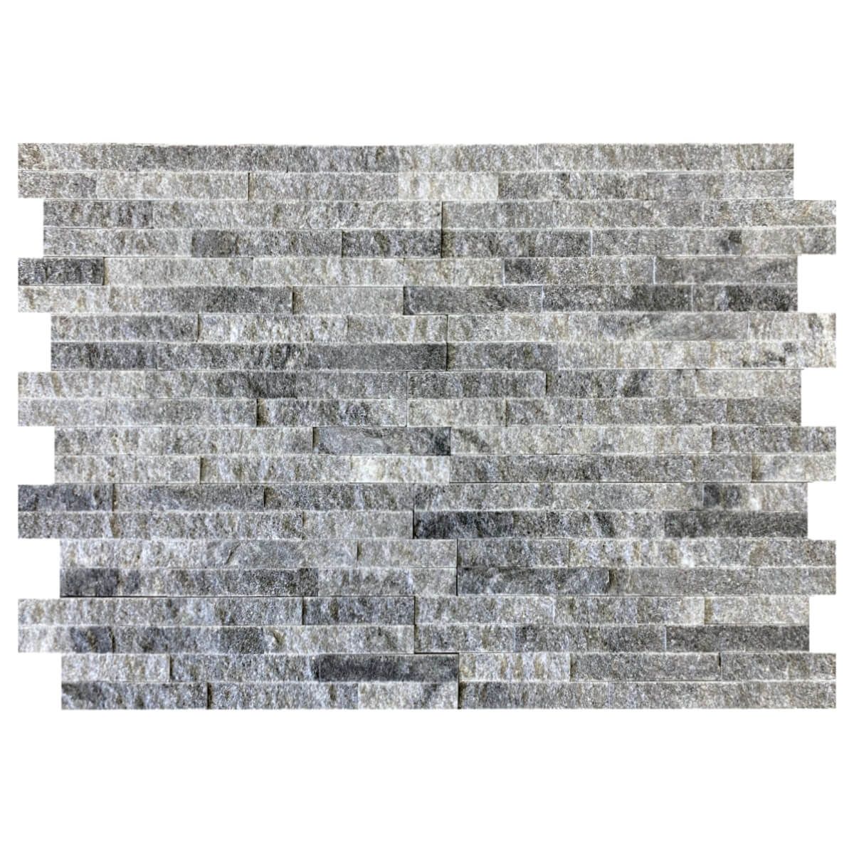 Panel ścienny Marmur Stackstone Cloudy Black 10x36x0,8-1,3 cm (3,528 m2)