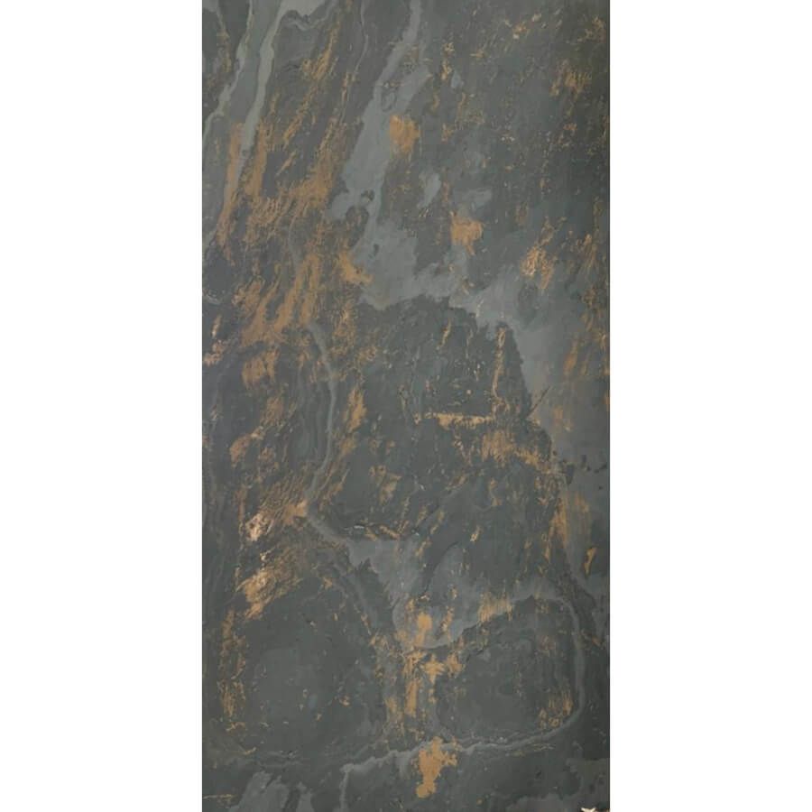 Fornir Kamienny Łupek Black Gold tapeta 2MM 122x61x0,2 cm