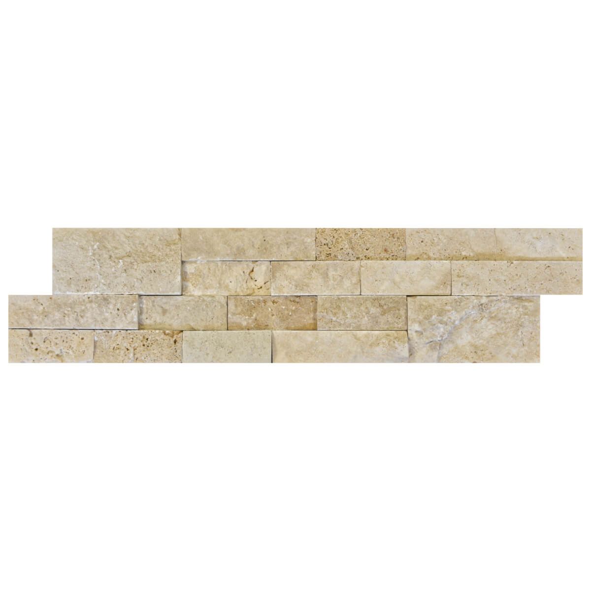 Panel kamienny trawertyn Classic łupany 61x15,2x1-1,5 cm