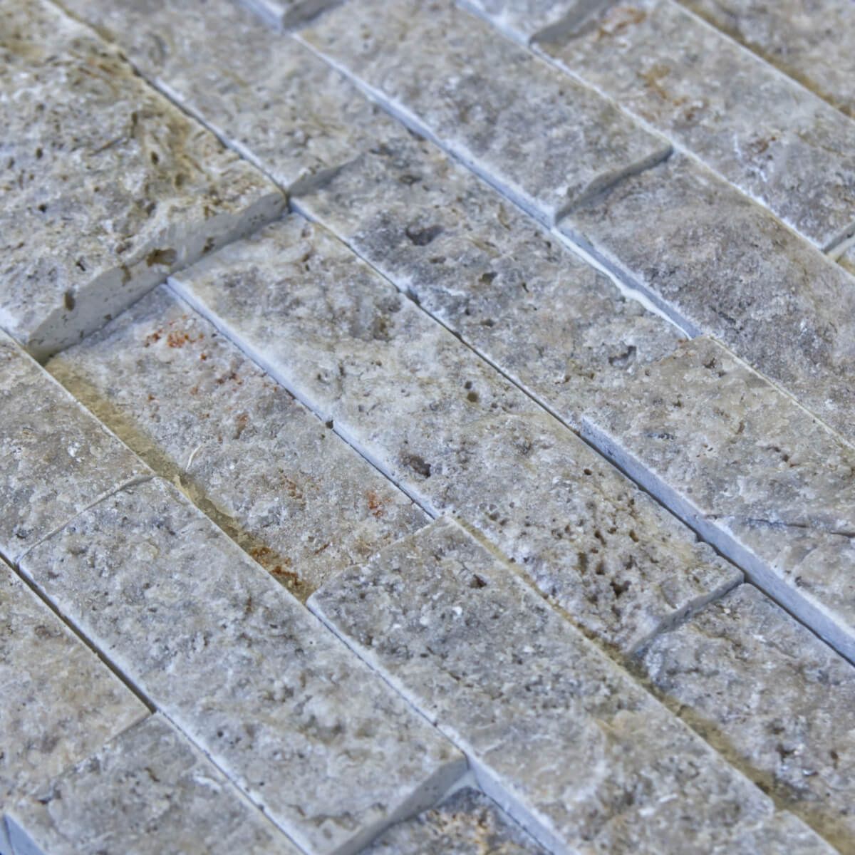 Panel kamienny trawertyn Silver łupany 61x15,2x1-1,5 cm