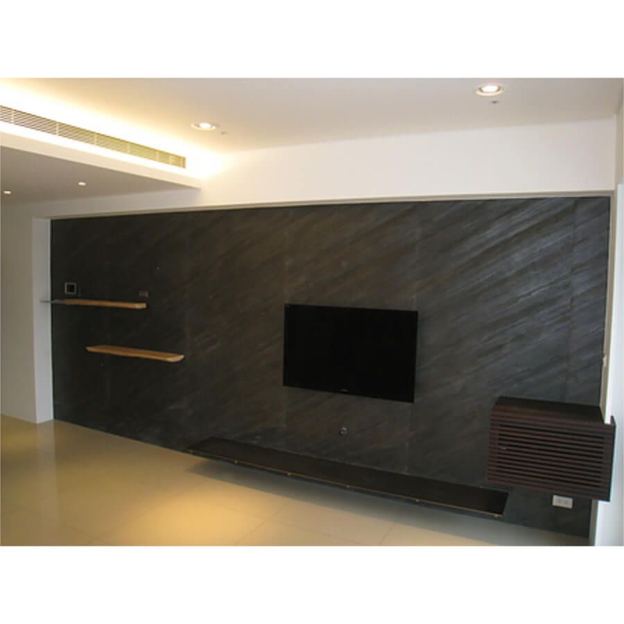 Fornir Kamienny Łupek Ocean Black tapeta 2MM 280x125x0,2 cm (7 m2)
