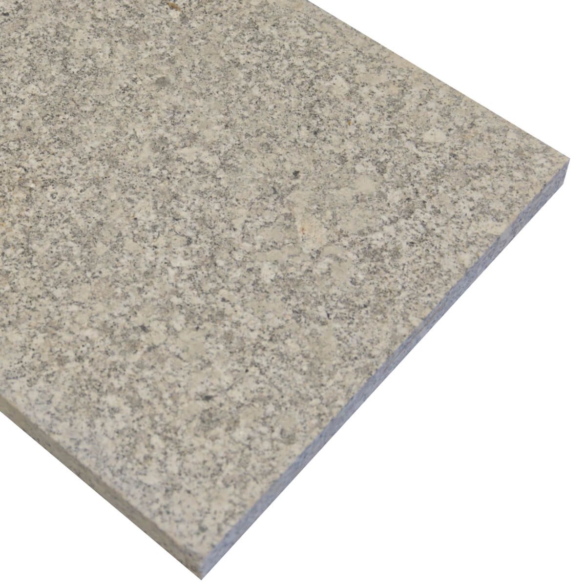 Stopień granitowy Fusheng Grey płomieniowany 150x33x2 cm