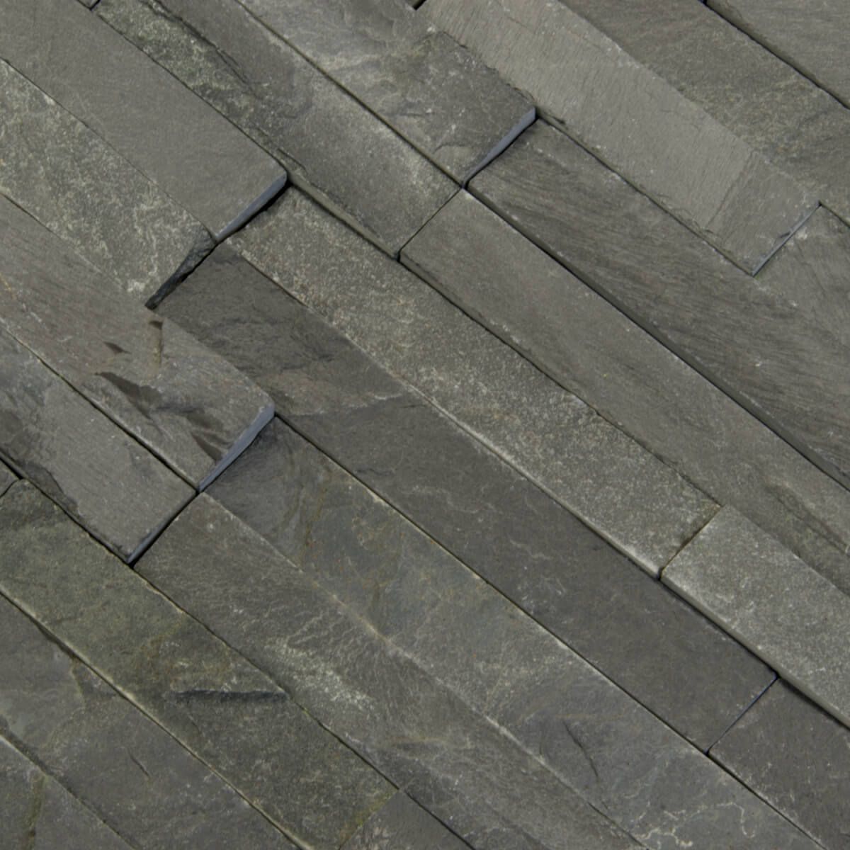 Panel Ścienny Łupek Stackstone Black 10x36x0,8-1,3 cm