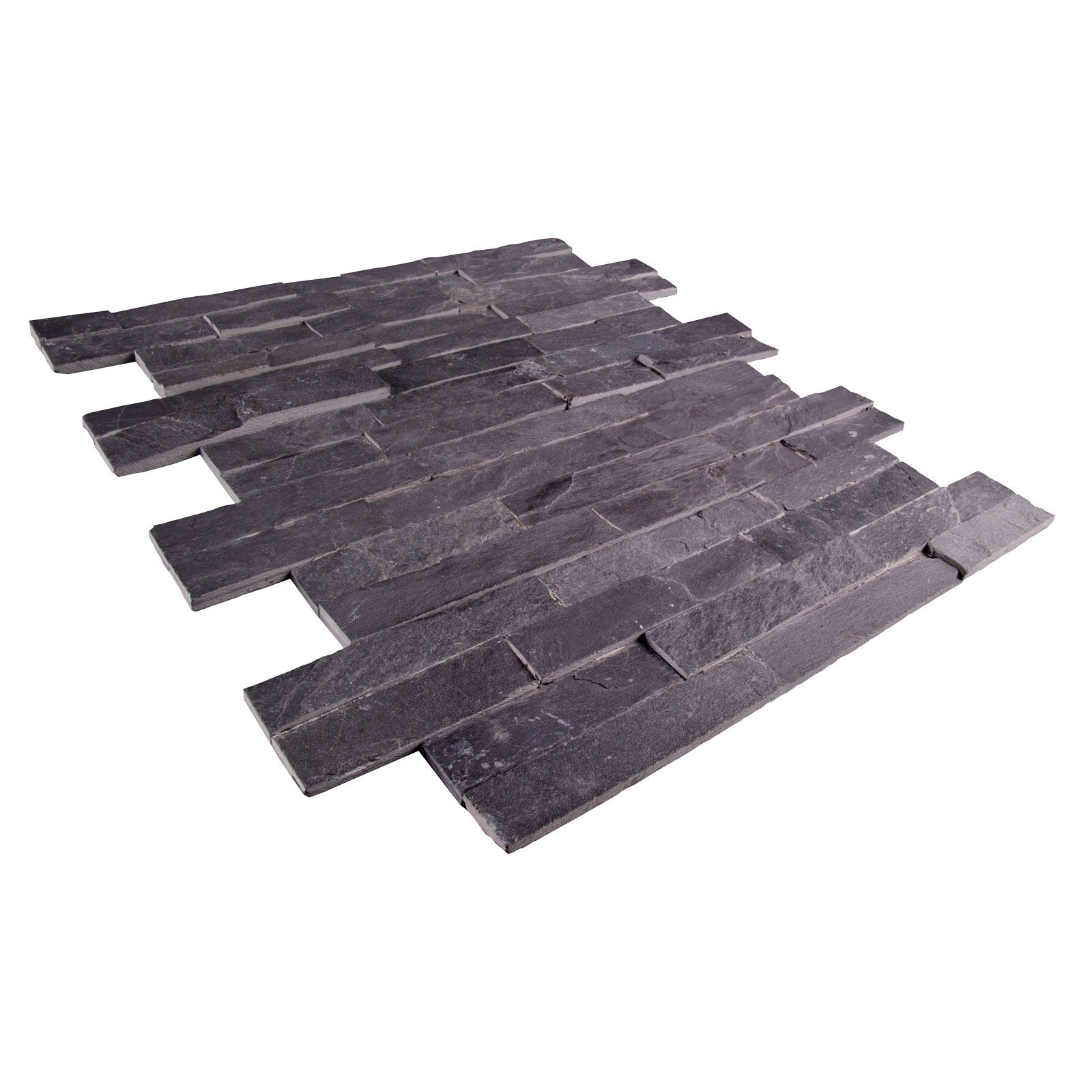 Panel ścienny Łupek Stackstone Black 10x36x0,8-1,3 cm