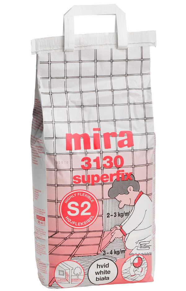 Klej Mira 3130 superfix biały C2TE S2 15kg