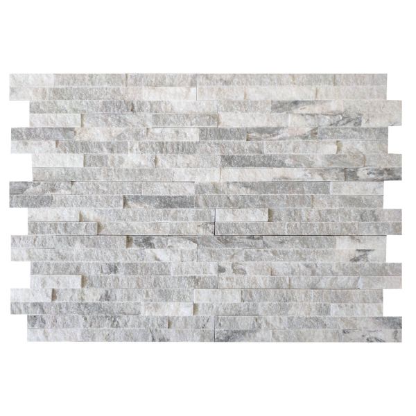 Panel ścienny Marmur Stackstone Stormy Grey 10x36x0,8-1,3 cm (28,368 m2)