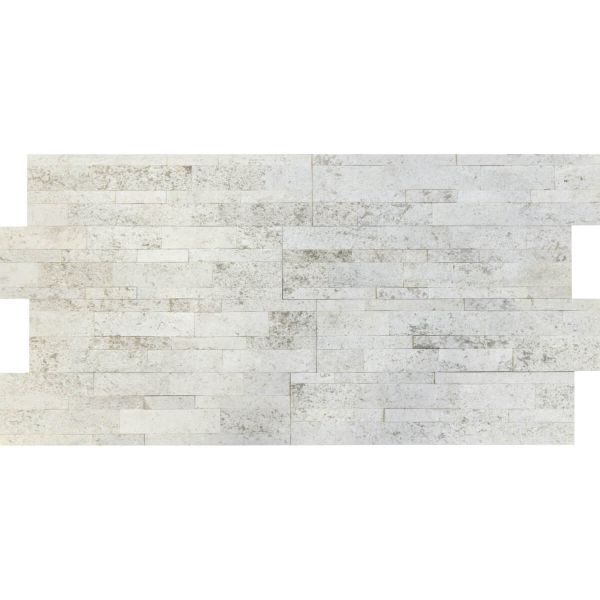 Panel ścienny Quick Stone 3D White Quartzite 60x15x0,2-0,4 cm