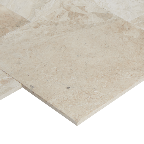 Płytki Marmur Queen Beige bębnowany komplet 0,742 m2