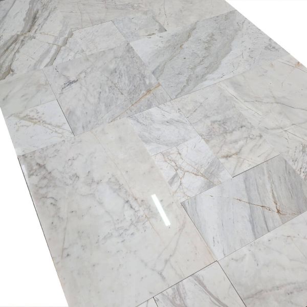 Płytki Marmur Volakas polerowany komplet 0,742 m2