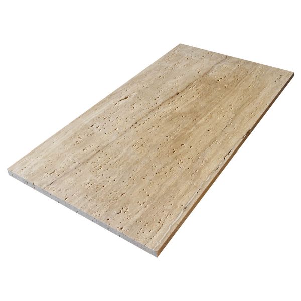 Płytki Trawertyn Light vein cut i szczotkowany 61x40,6x2 cm