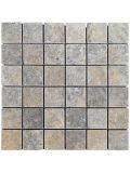 Mozaika trawertynowa Silver Ash Premium 30,5x30,5x1 cm
