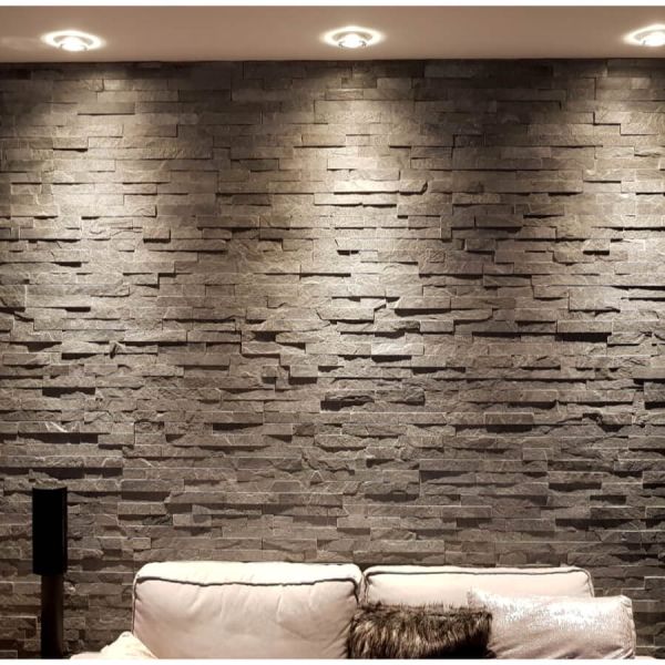 Panel kamienny Stackstone Silver Grey 60x15x1-2 cm