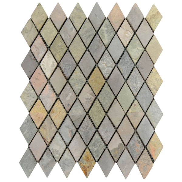 Mozaika łupek Multicolor 30x30x1 cm