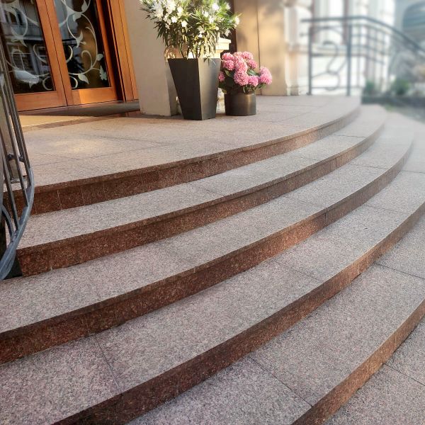 Płytki Granit Maple Red G562 płomieniowany 60x60x2 cm