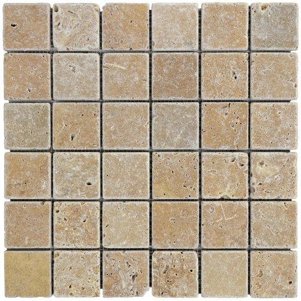 Mozaika trawertynowa Noce bębnowana 30,5x30,5x1 cm