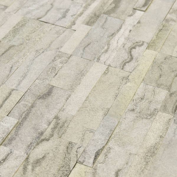 Panel ścienny Quick Stone 3D Satvario White 60x15x0,2-0,4 cm