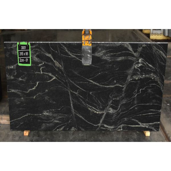 Pasy granit Black Forest polerowane 270-310x70-90x2 cm