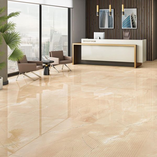 Płytki Marmur Crema Marfil New szlifowany 60x60x2 cm (11,52 m2)