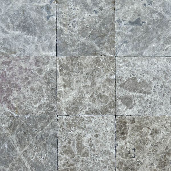 Płytki marmur Tundra Grey szlifowane 20,3x20,3x1,2 cm 