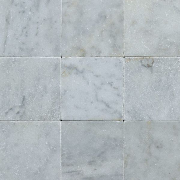 Płytki marmur Mugla White szlifowane 20,3x20,3x1,2 cm 