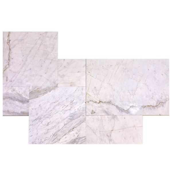 Płytki Marmur Volakas polerowany komplet 0,742 m2