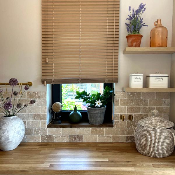 Płytki Trawertyn Silver Ash bębnowany 30,5x10x1 cm (7,335 m2)