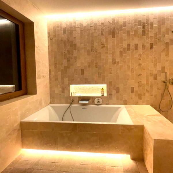 Płytki Trawertyn Light Mix  bębnowany 30x10x1 cm (9,415 m2)