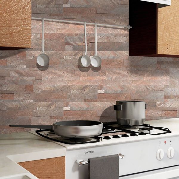 Panel ścienny Quick Stone 3D Copper 60x15x0,2-0,4 cm (24,57 m2)