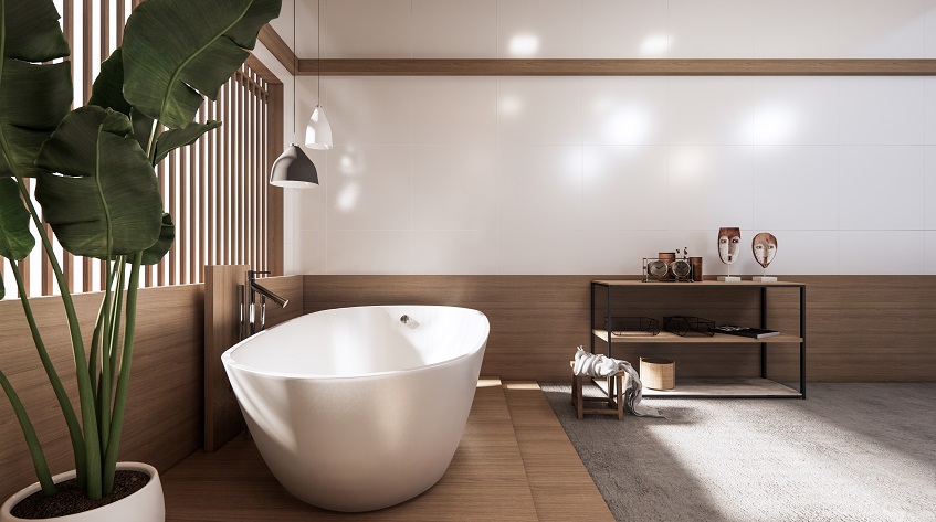 Minimalistyczna łazienka w stylu japońskim – aranżacje godne polecenia