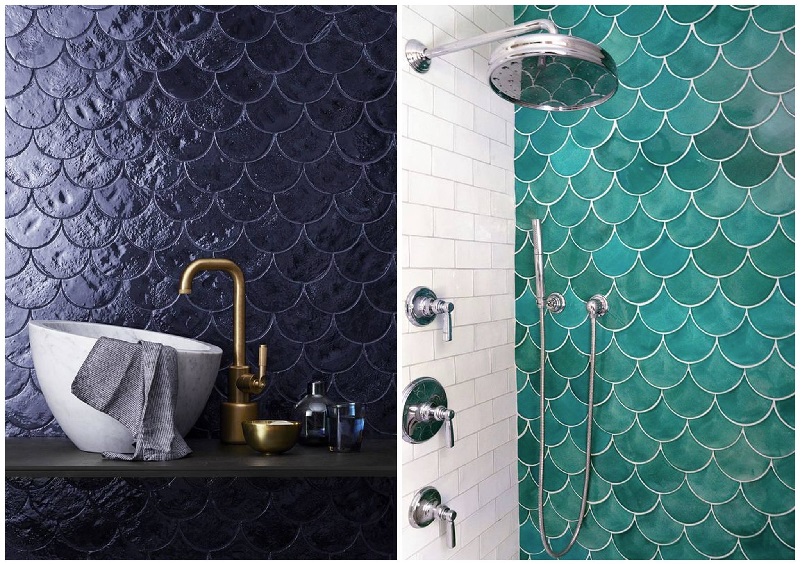 płytki w rybie łózki