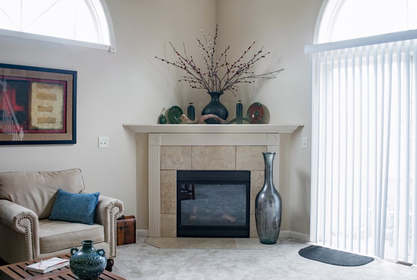 Płytki szamotowe na kominek