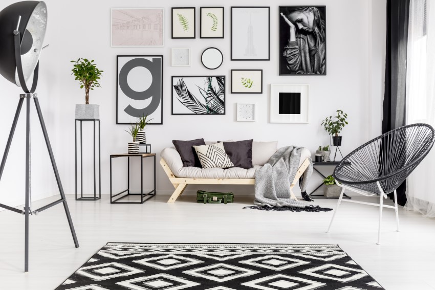 Aranżacja ścian w domu na wiosnę 