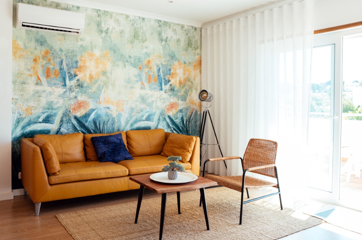 Minimalizm w przytulnym salonie